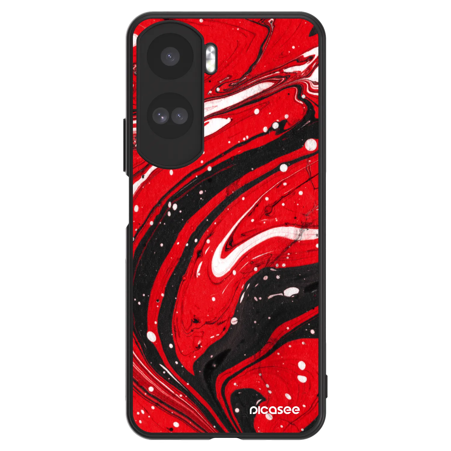 Picasee ULTIMATE CASE na Honor 90 Lite 5G - Red black