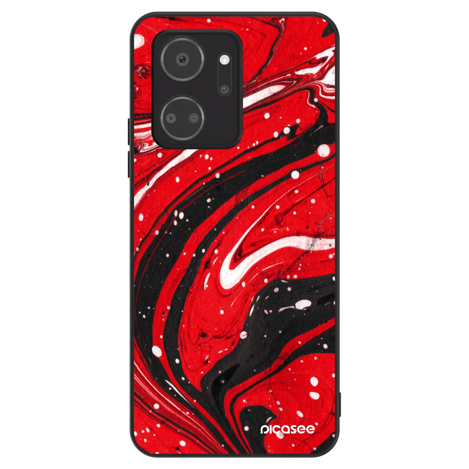 Picasee ULTIMATE CASE na Honor X7a - Red black