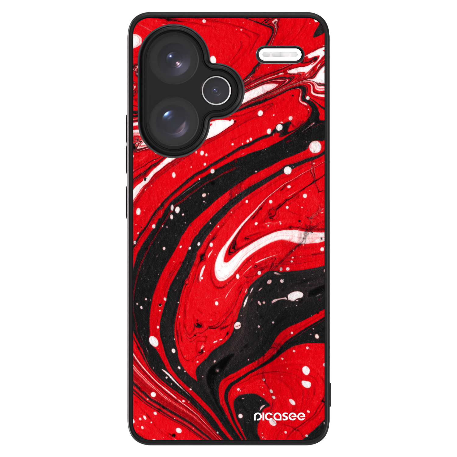 Picasee ULTIMATE CASE na Xiaomi Redmi Note 13 Pro+ 5G - Red black