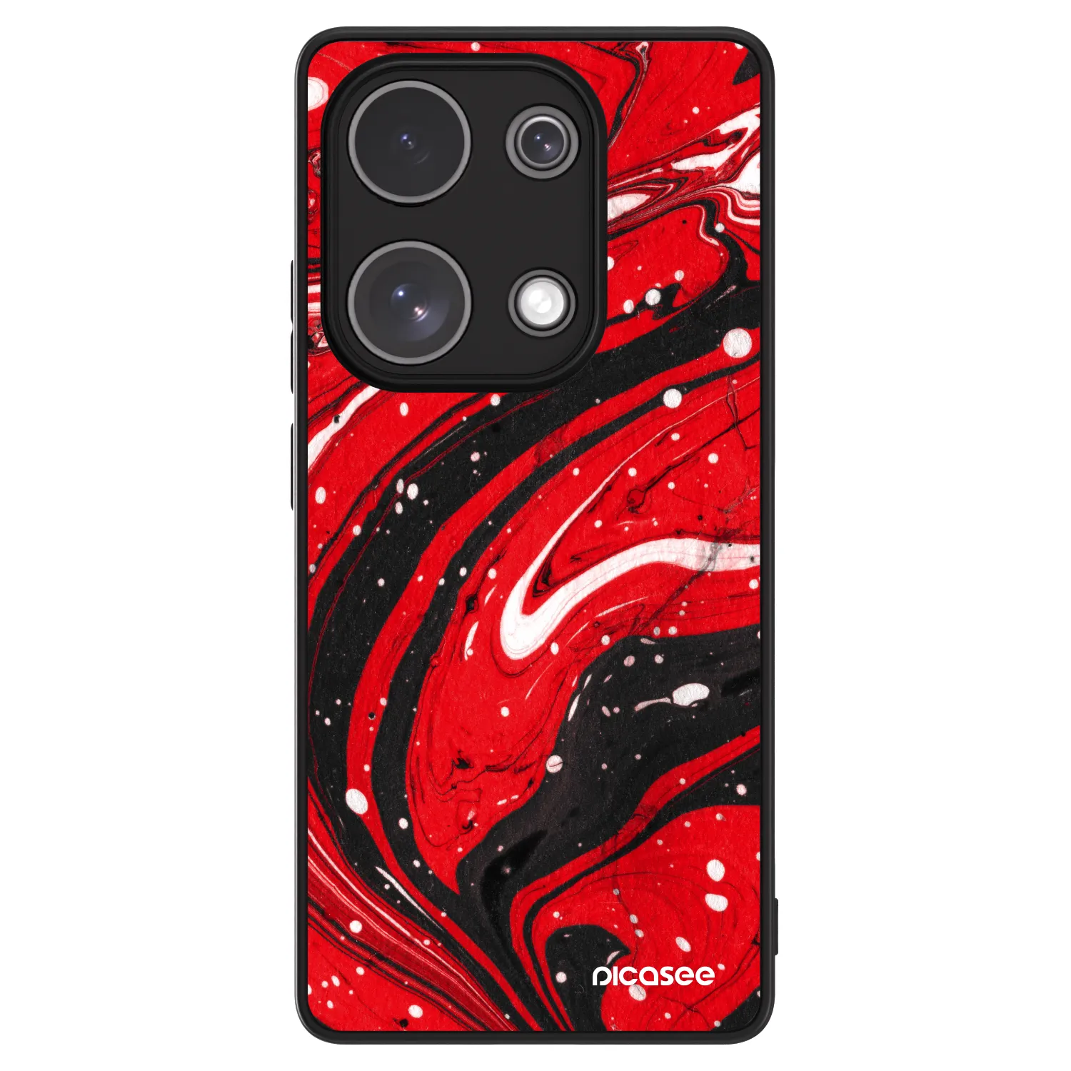 Picasee ULTIMATE CASE na Xiaomi Redmi Note 13 Pro 4G - Red black