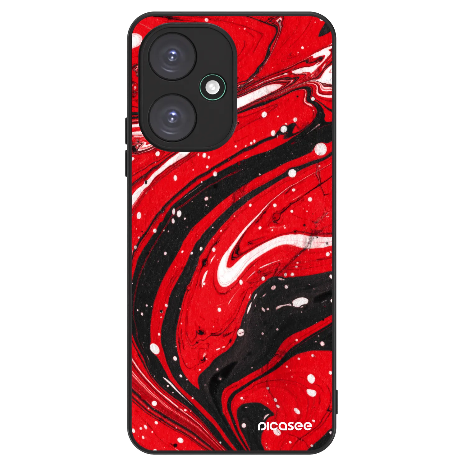 Picasee ULTIMATE CASE na Xiaomi Redmi 13C 5G - Red black