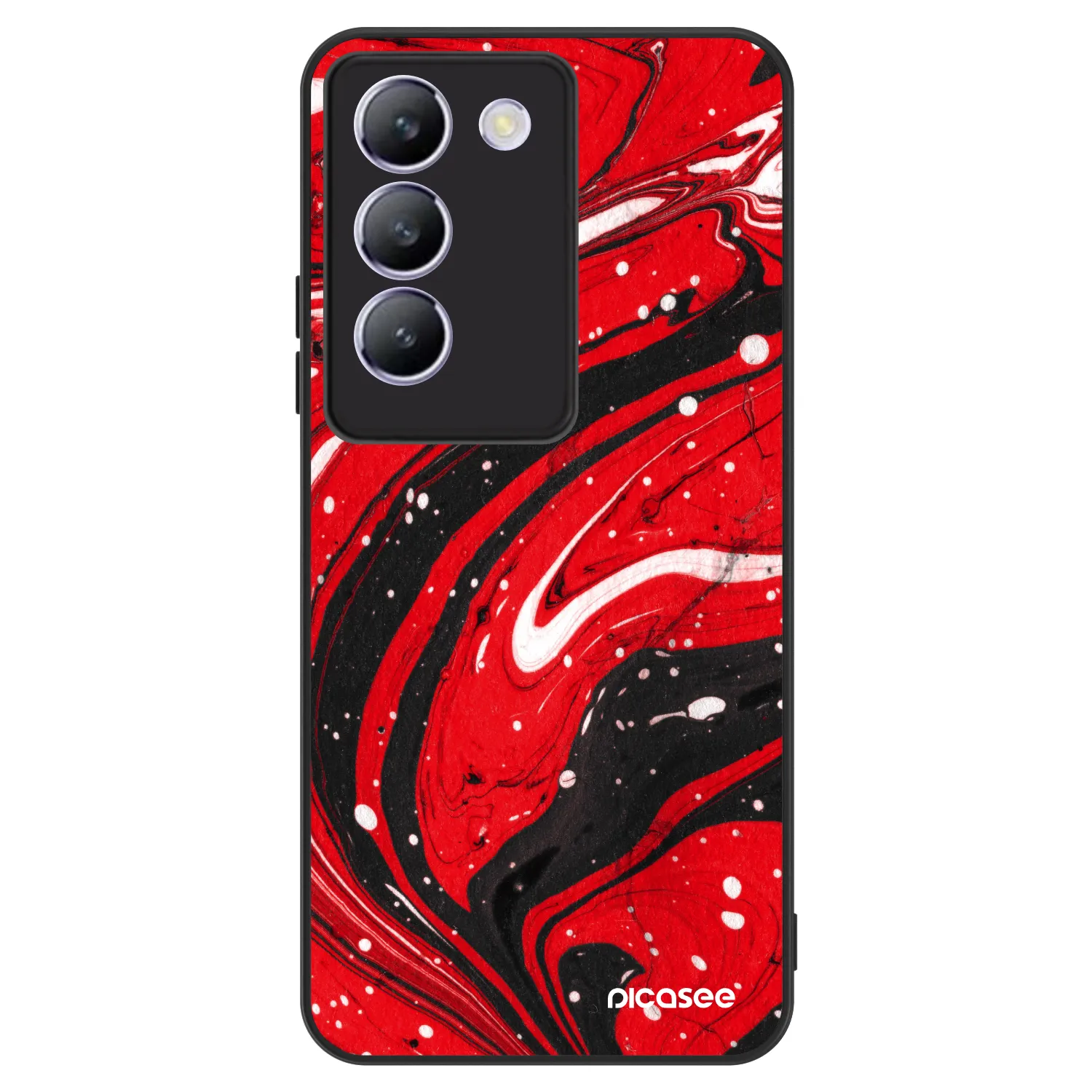 Picasee ULTIMATE CASE na Vivo V40 SE 5G - Red black