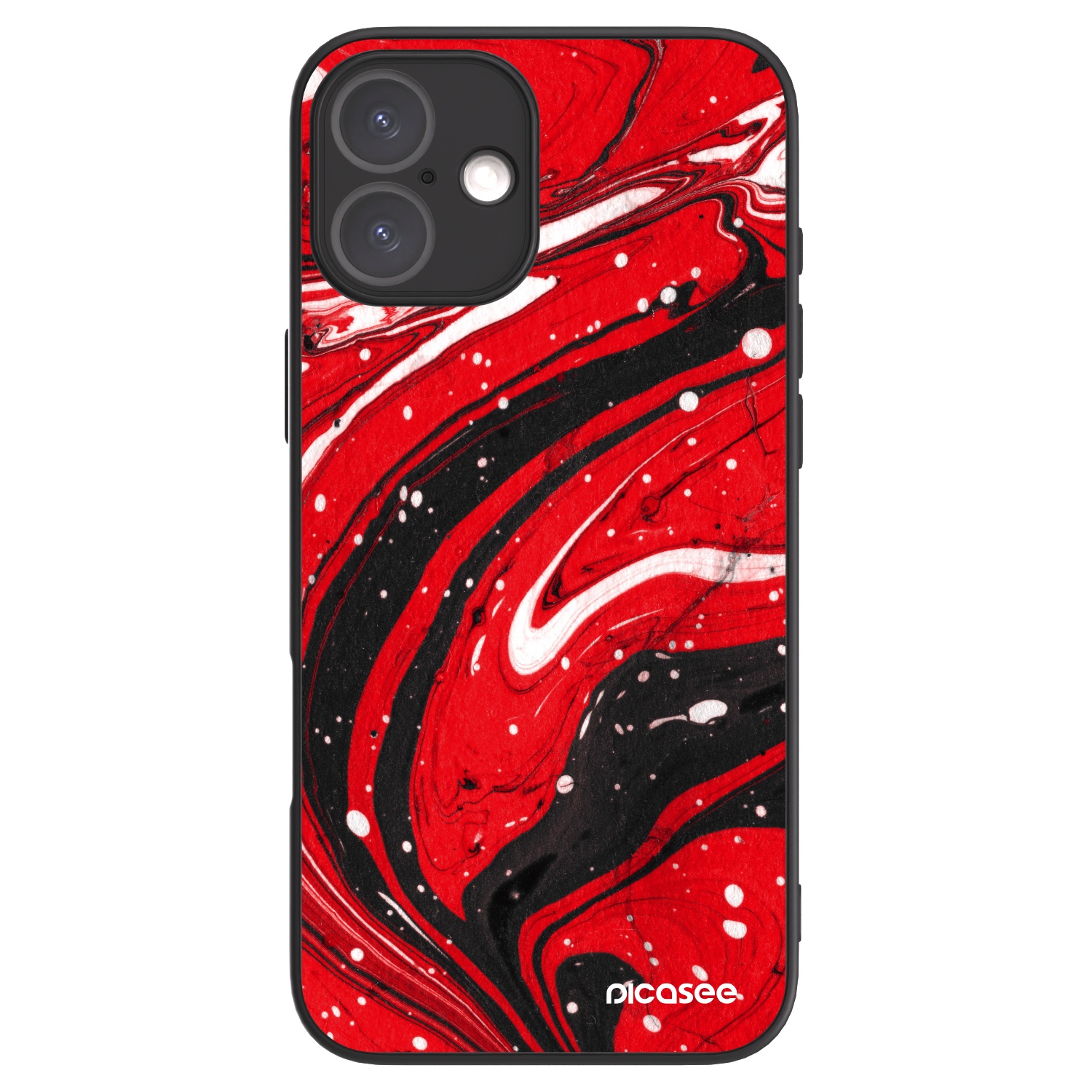 Picasee ULTIMATE CASE MagSafe pro Apple iPhone 16 Plus - Red black