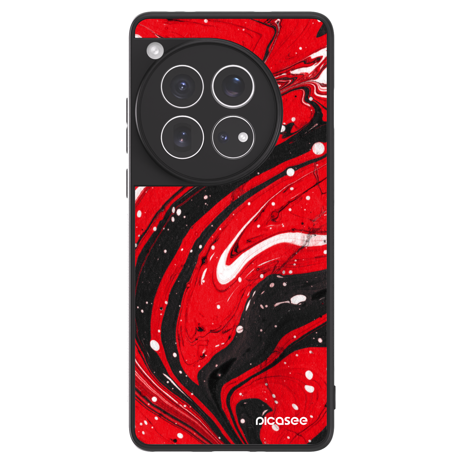 Picasee ULTIMATE CASE na OnePlus 12 5G - Red black