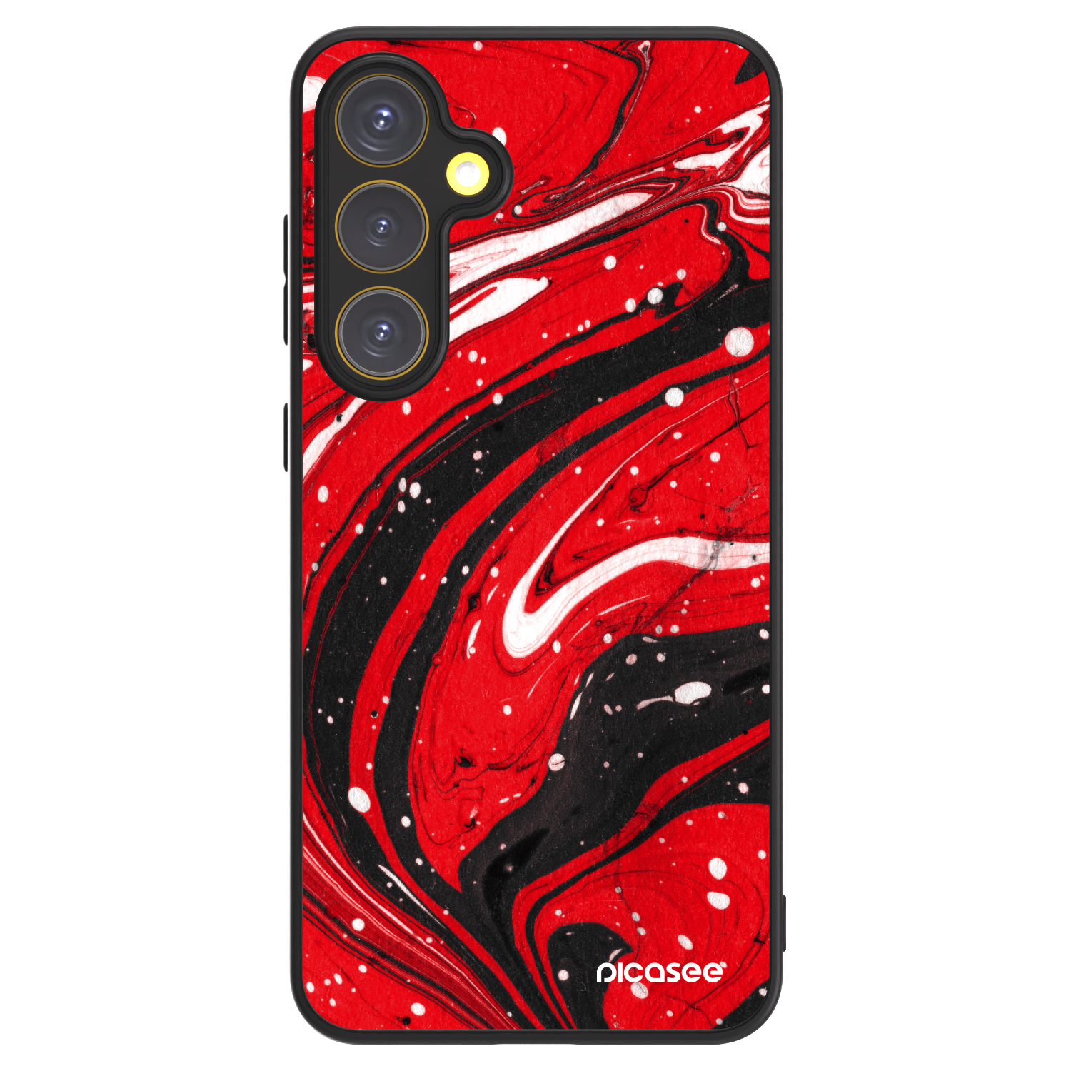 Picasee ULTIMATE CASE PowerShare pro Samsung Galaxy S24 FE S721B - Red black