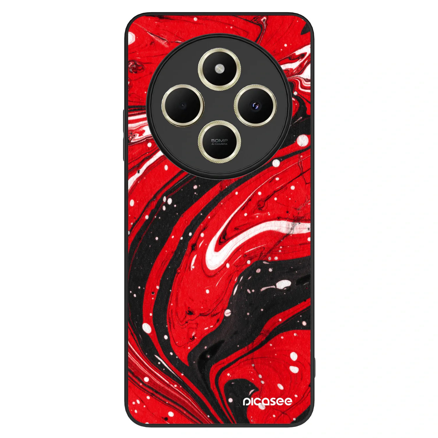 Picasee ULTIMATE CASE na Xiaomi Redmi 14C - Red black