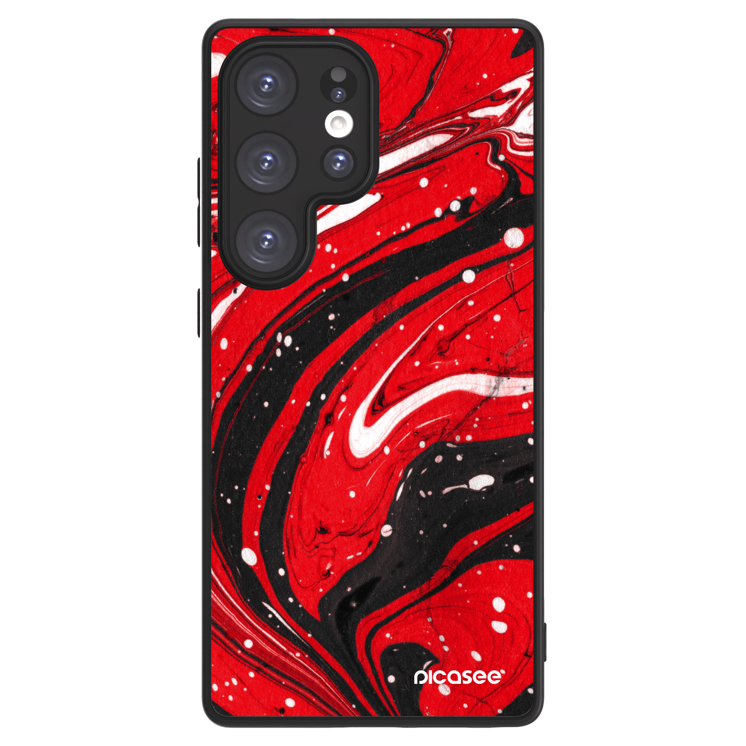 Picasee ULTIMATE CASE PowerShare pro Samsung Galaxy S25 Ultra 5G - Red black