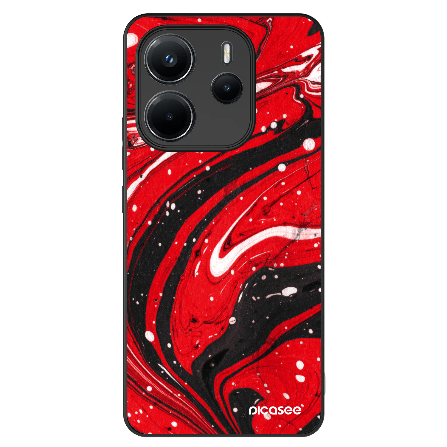 Picasee ULTIMATE CASE na Xiaomi Redmi Note 14 4G - Red black
