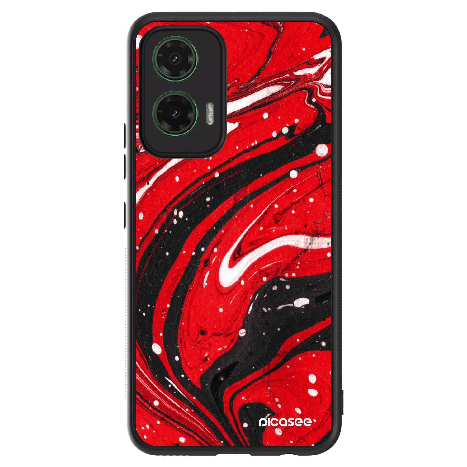 Picasee ULTIMATE CASE na Motorola Moto G35 5G - Red black