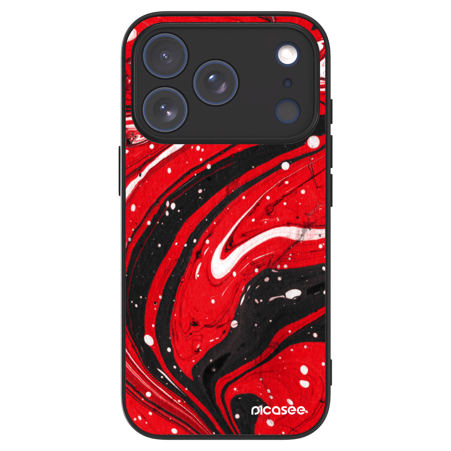 Picasee ULTIMATE CASE MagSafe pro Apple iPhone 17 Pro - Red black