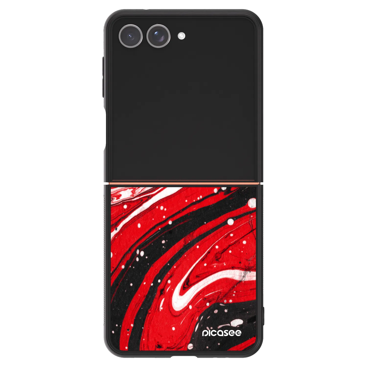Picasee ULTIMATE CASE na Samsung Galaxy Z Flip7 5G - Red black