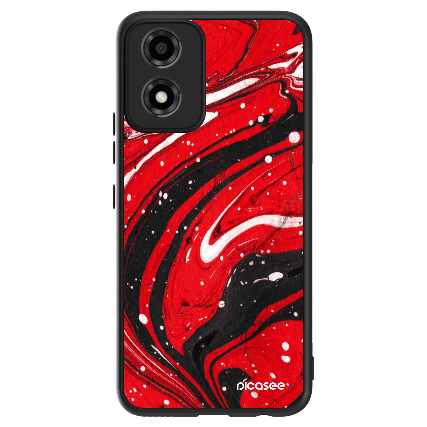 Picasee ULTIMATE CASE na Motorola Moto E14 - Red black