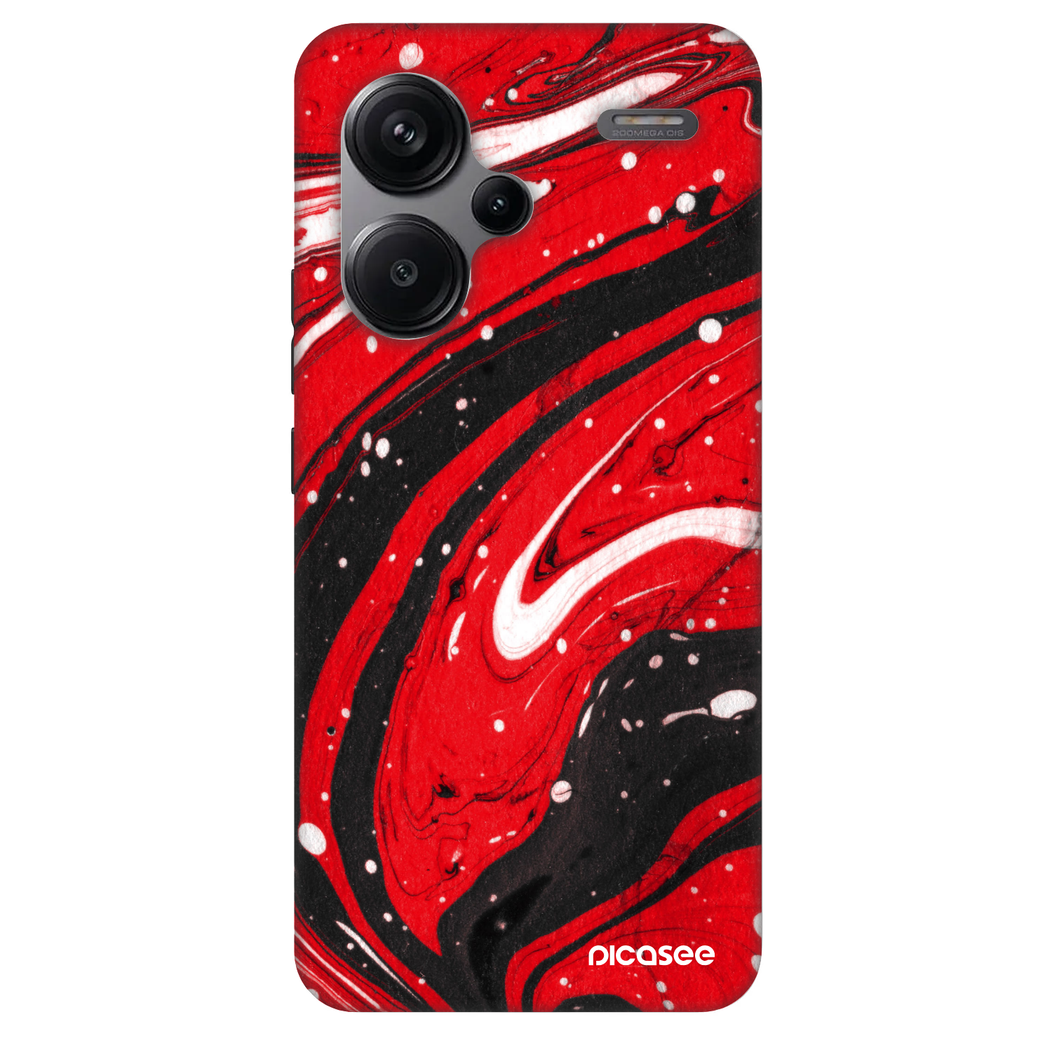 Picasee Fashion Case na Xiaomi Redmi Note 13 Pro+ 5G - Red black