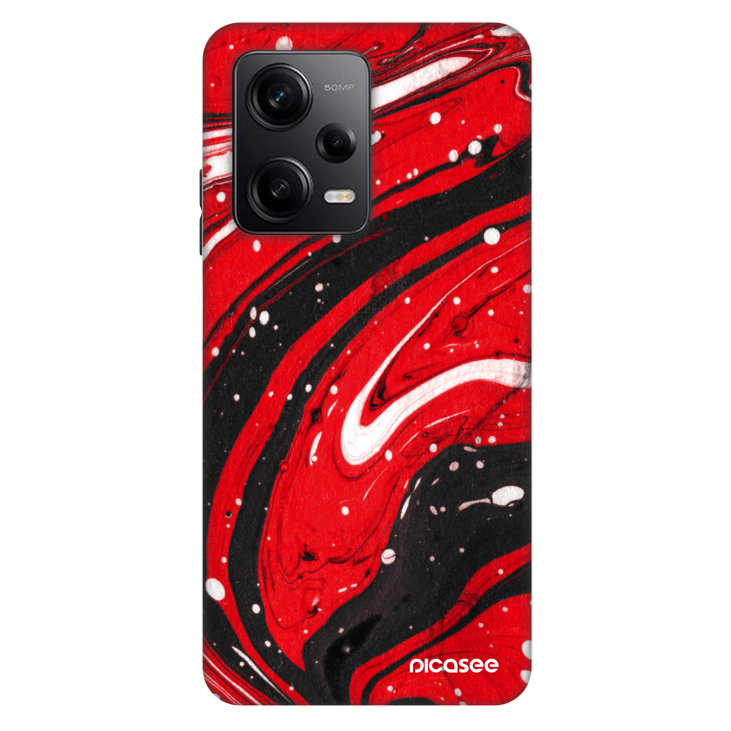 Picasee Fashion Case na Xiaomi Redmi Note 12 Pro 5G - Red black