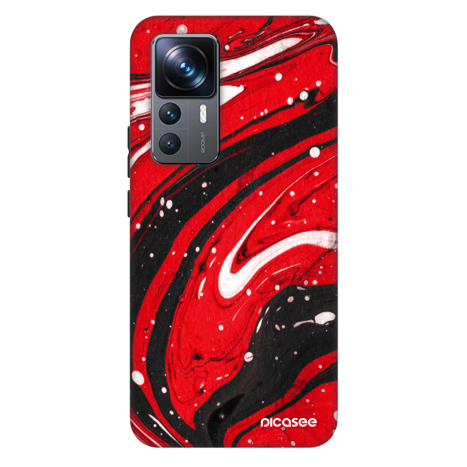 Picasee Fashion Case na Xiaomi 12T Pro - Red black