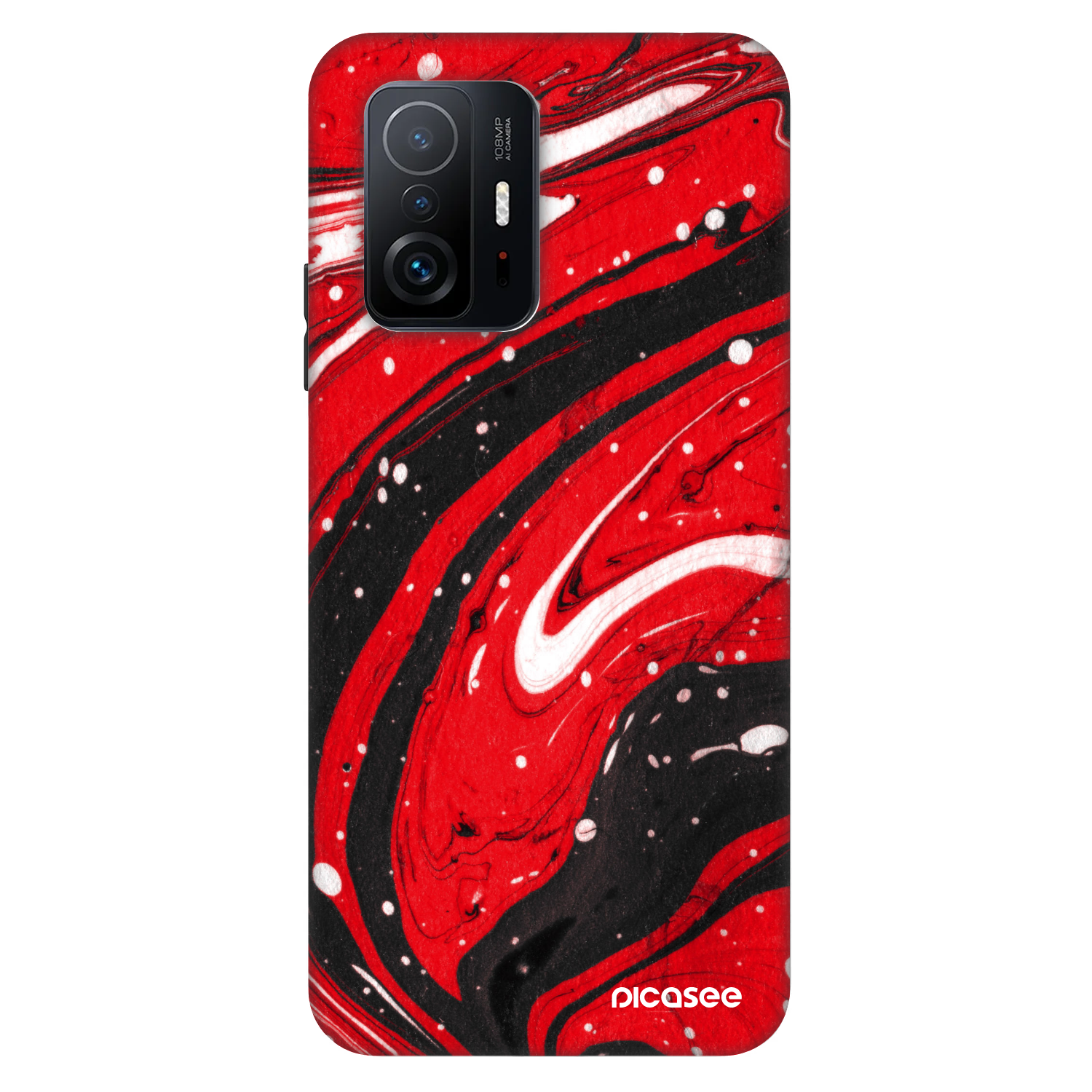 Picasee Fashion Case na Xiaomi 11T Pro - Red black