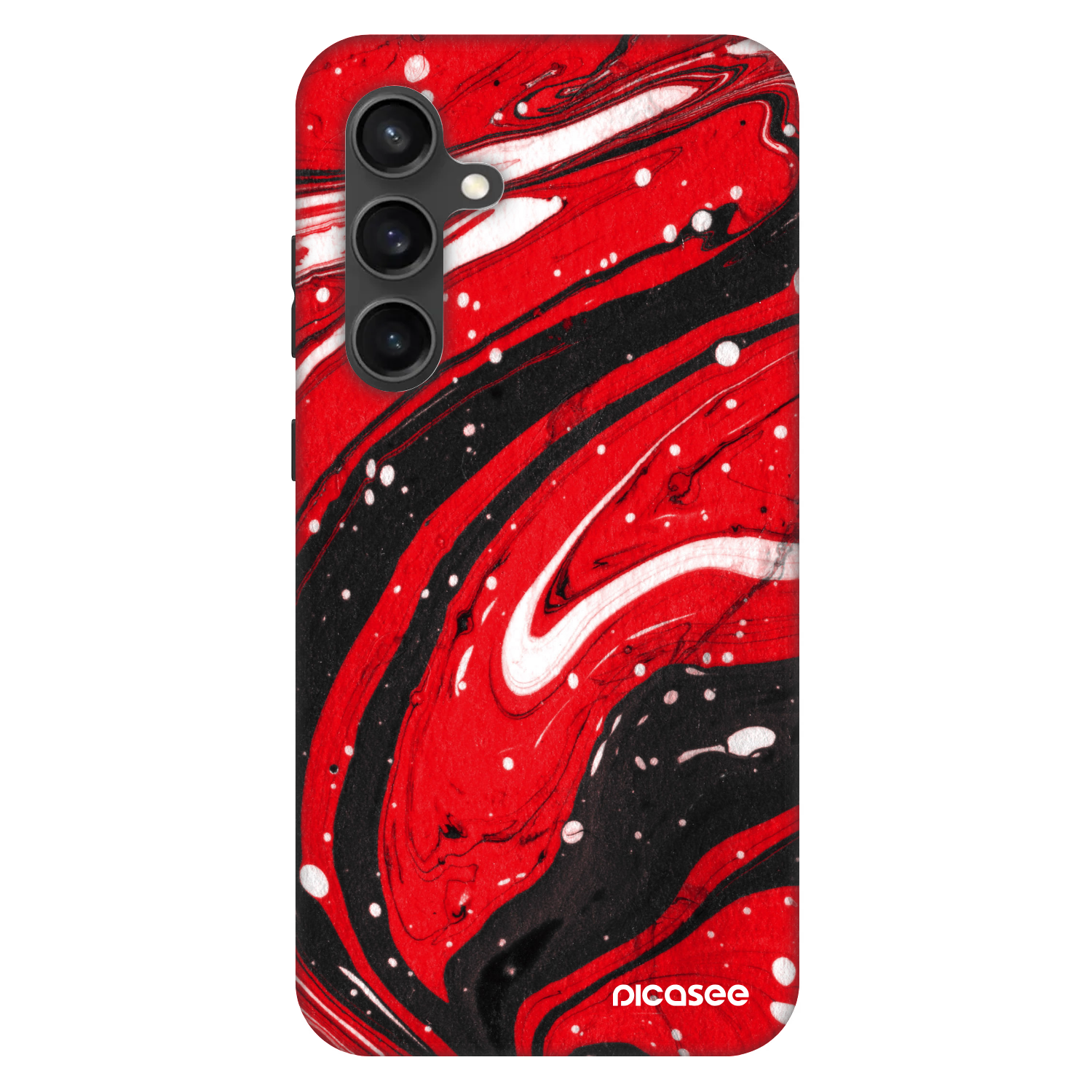 Picasee Fashion Case na Samsung Galaxy S24 FE S721B - Red black