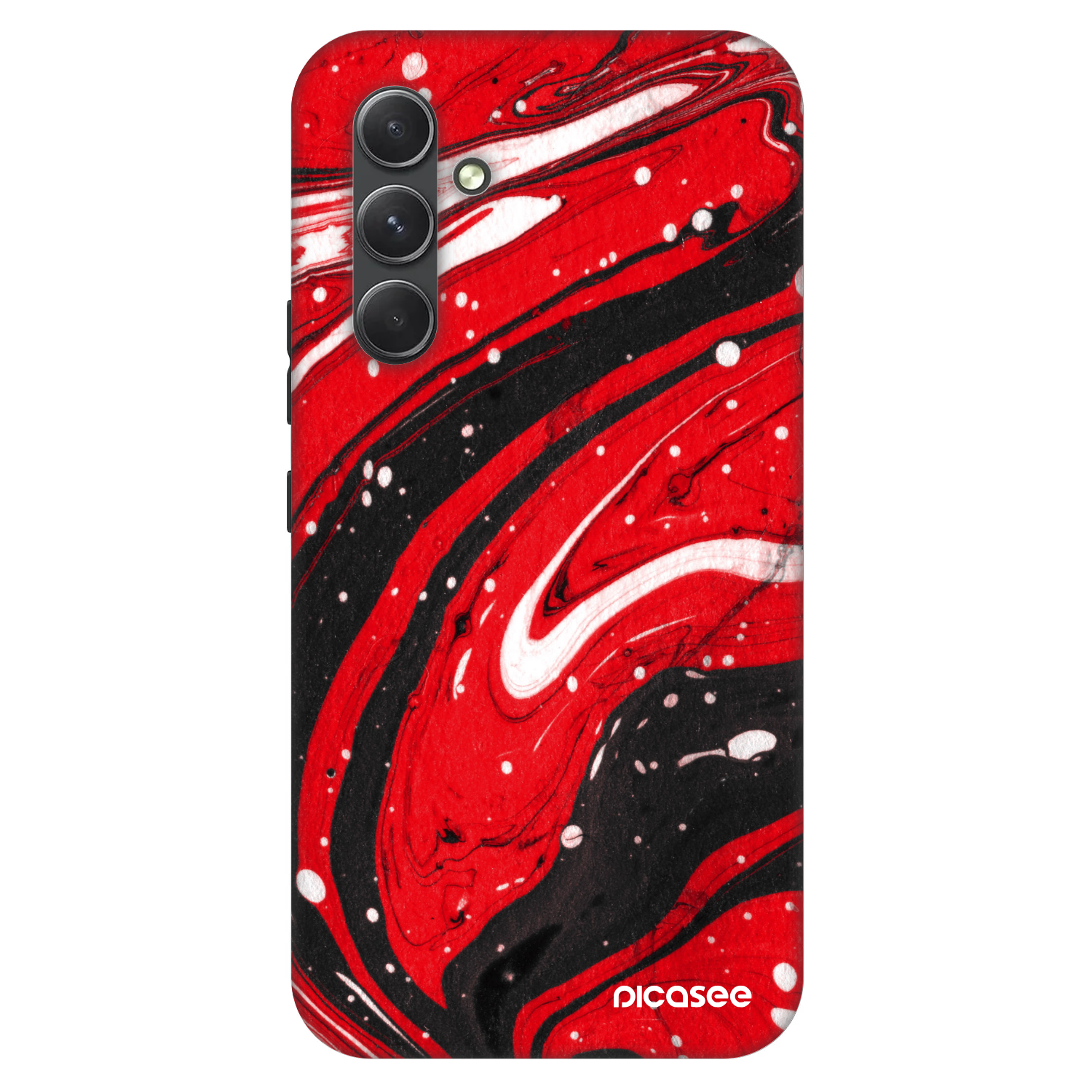 Picasee Fashion Case na Samsung Galaxy A54 5G A546B - Red black
