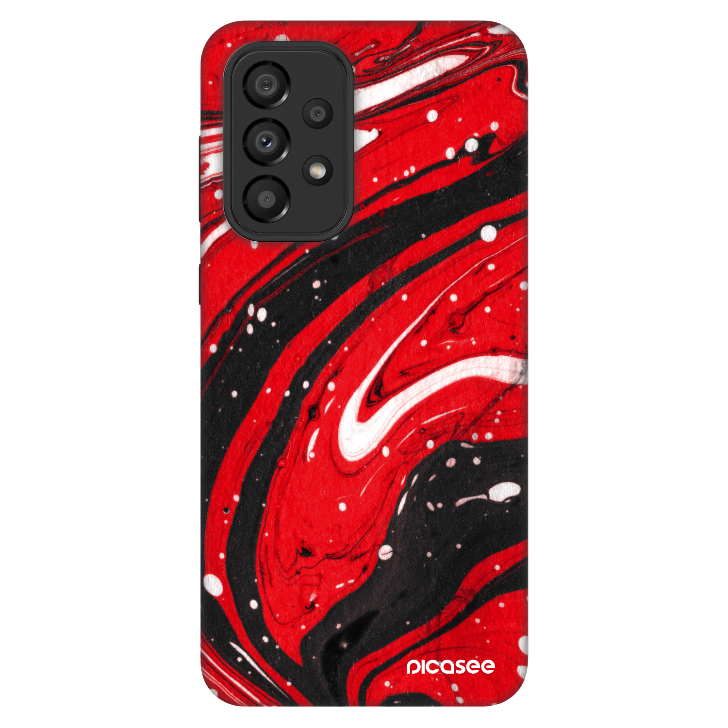 Picasee Fashion Case na Samsung Galaxy A33 5G A336 - Red black