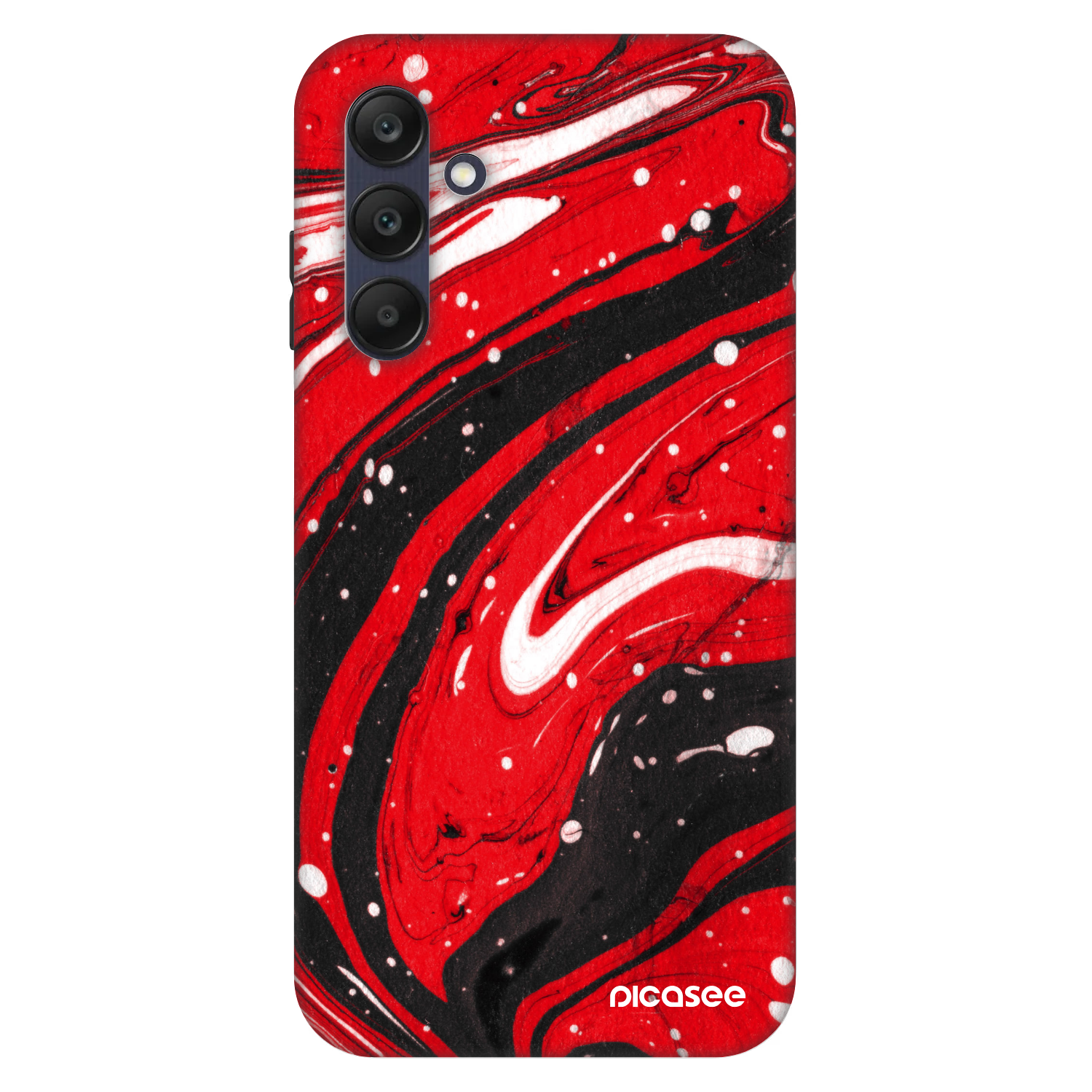 Picasee Fashion Case na Samsung Galaxy A25 A256B 5G - Red black