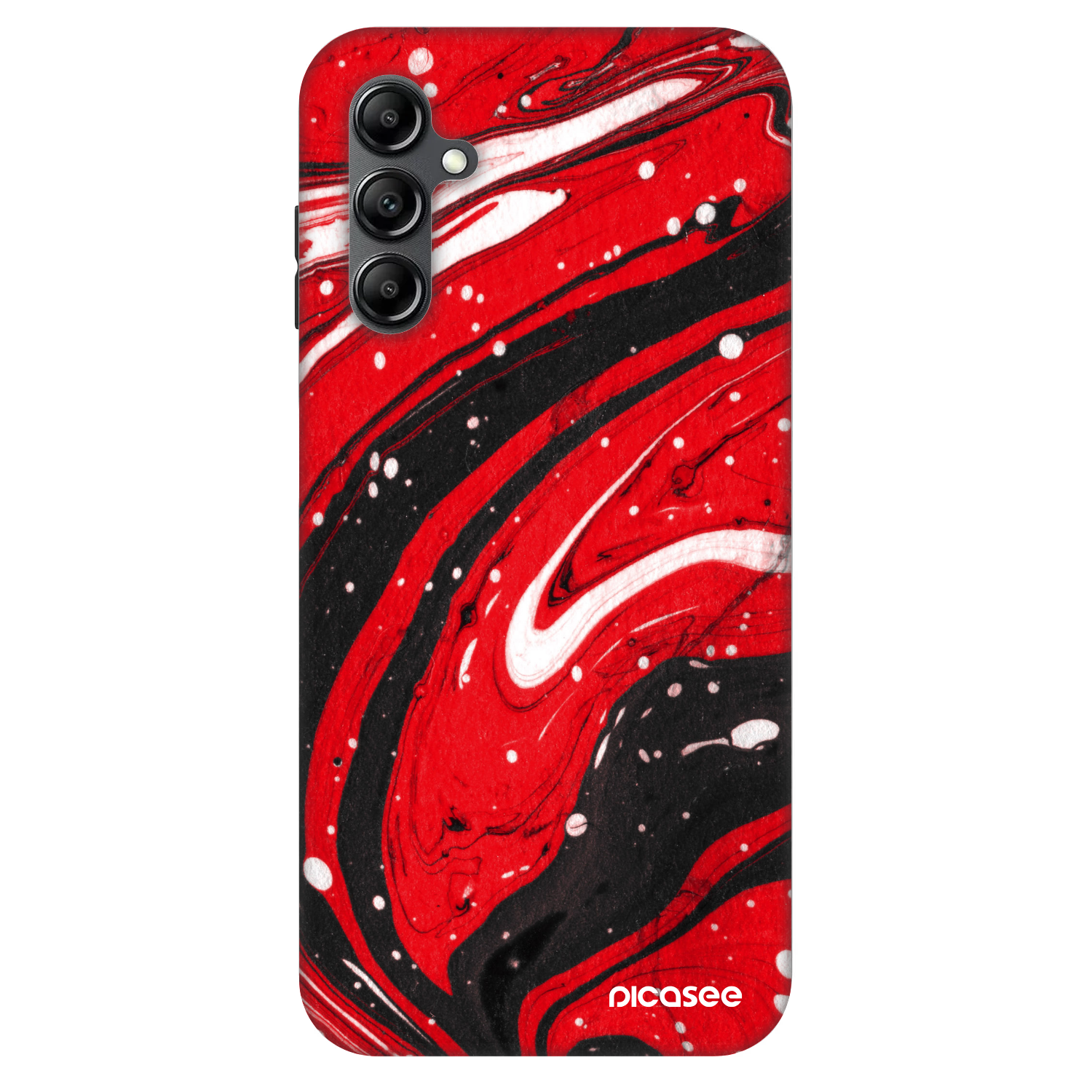 Picasee Fashion Case na Samsung Galaxy A14 4G A145R - Red black