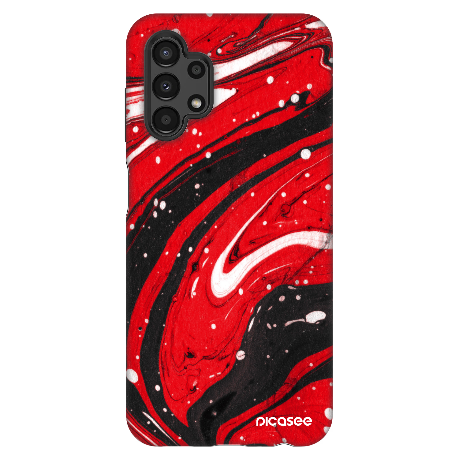 Picasee Fashion Case na Samsung Galaxy A13 4G A135 - Red black