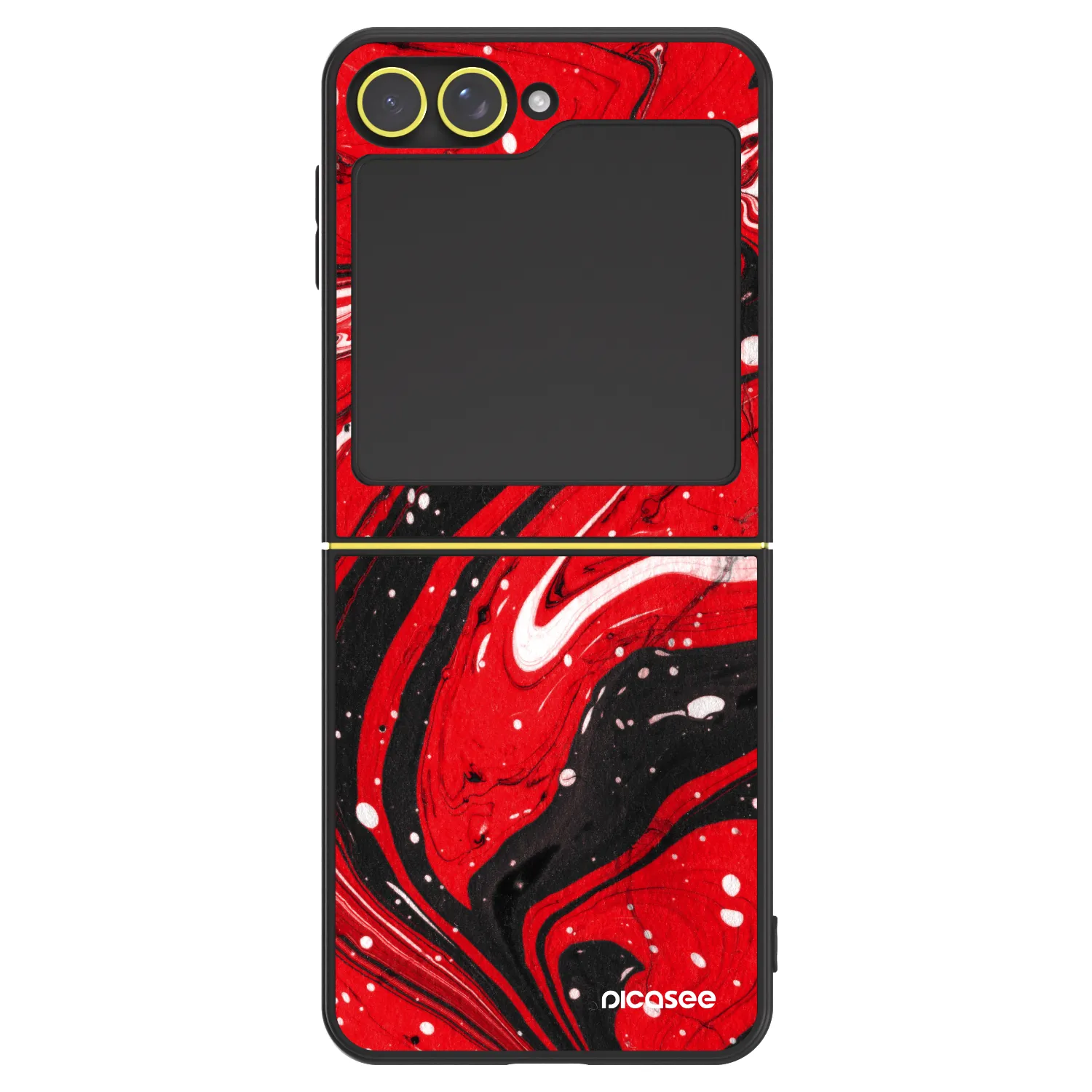 Picasee ULTIMATE CASE na Samsung Galaxy Z Flip7 FE 5G - Red black