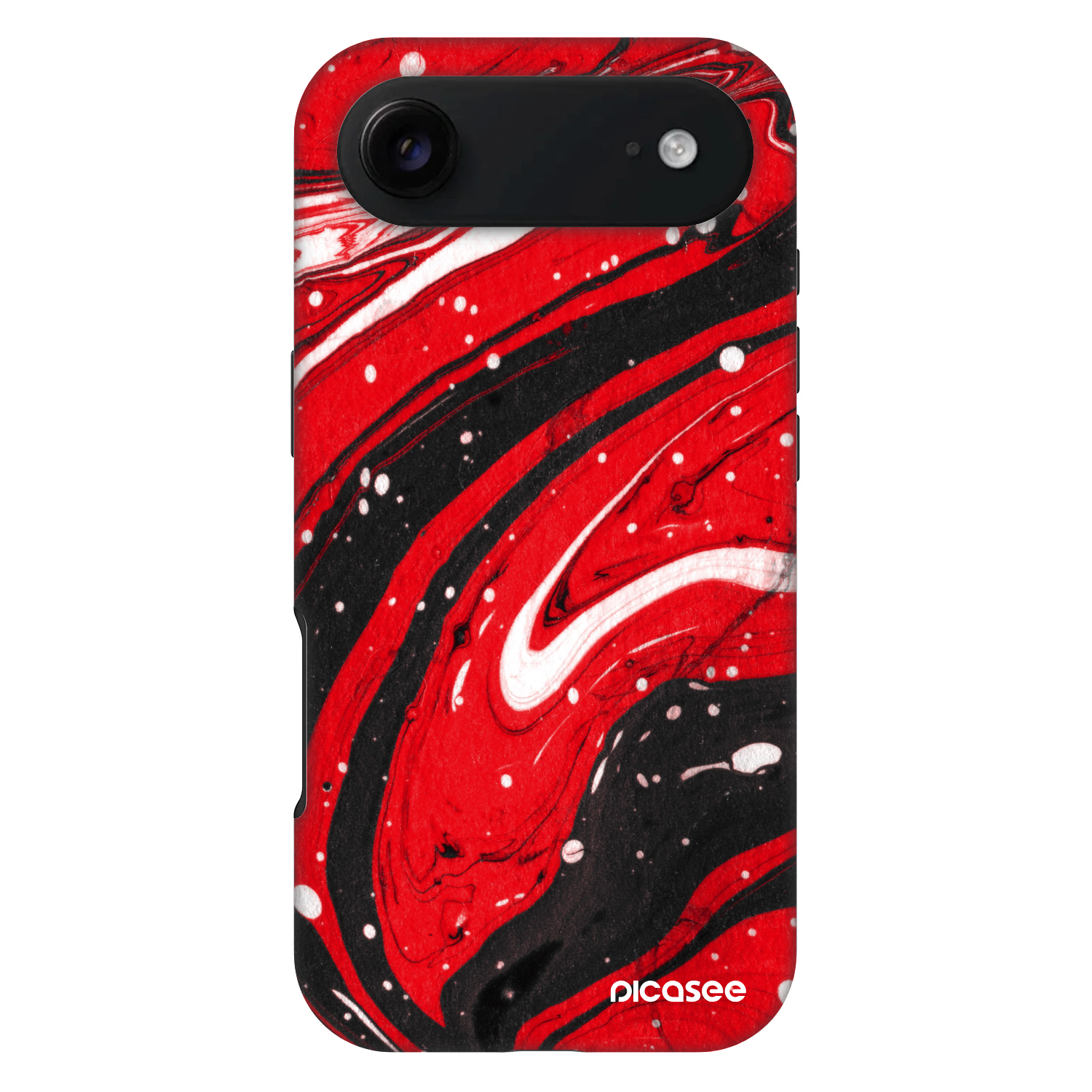 Picasee Fashion Case MagSafe na Apple iPhone Air - Red black