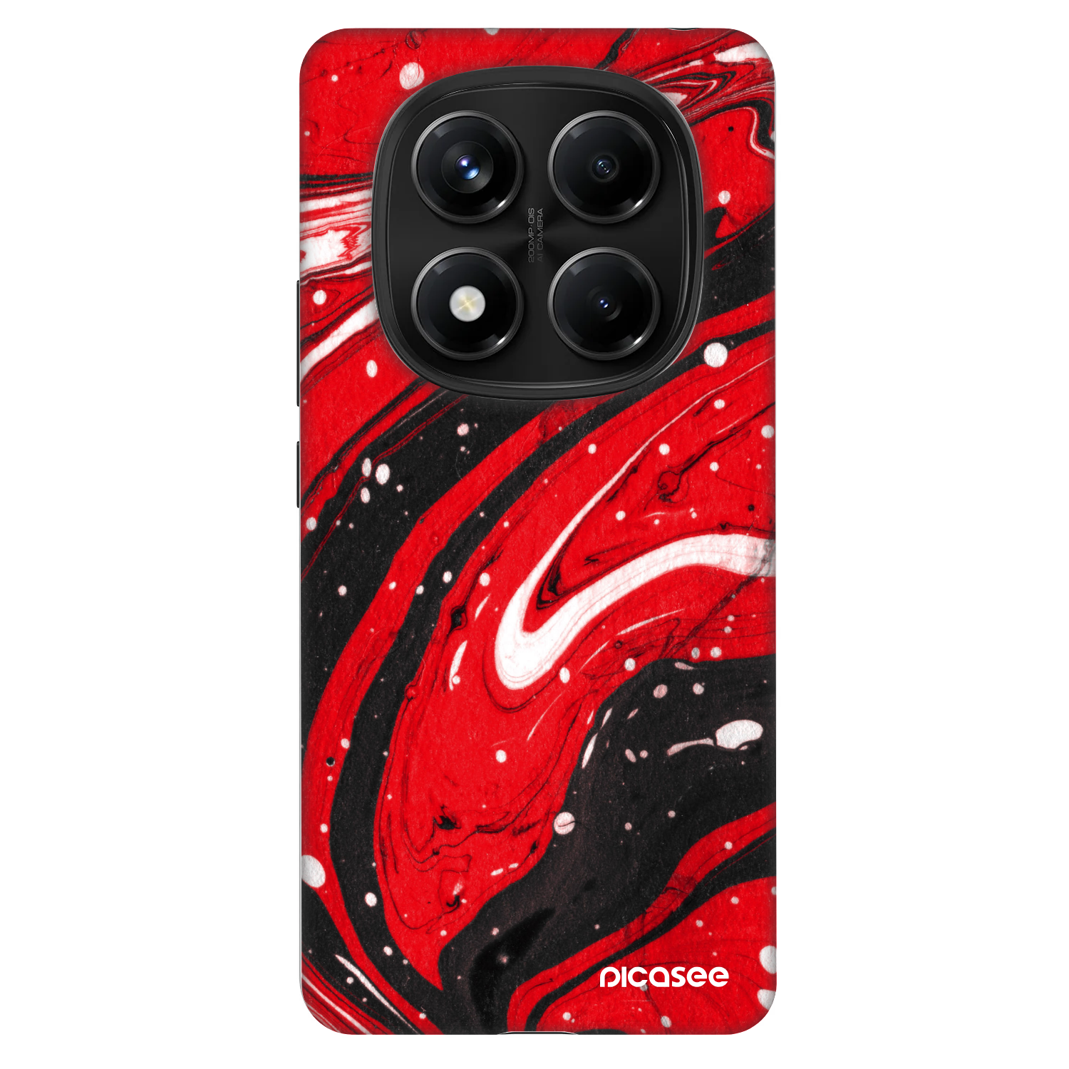 Picasee Fashion Case na Xiaomi Redmi Note 14 Pro 4G - Red black