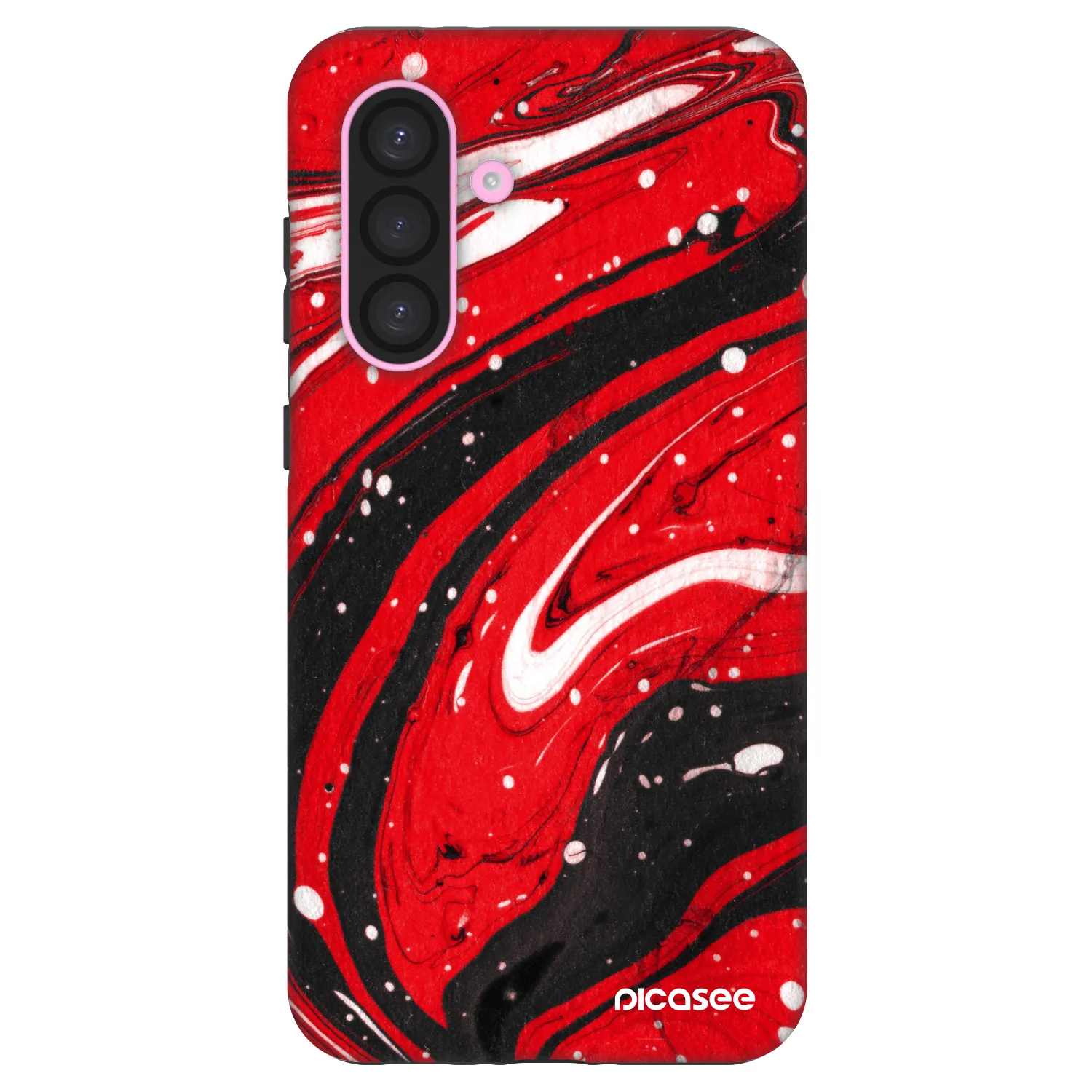 Picasee Fashion Case na Samsung Galaxy A56 5G A566B - Red black