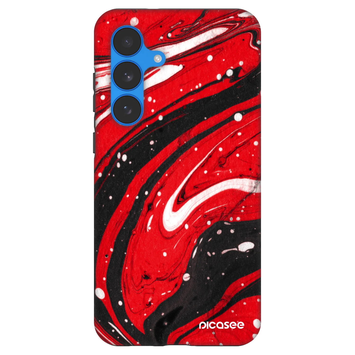 Picasee Fashion Case na Samsung Galaxy S25 FE 5G - Red black