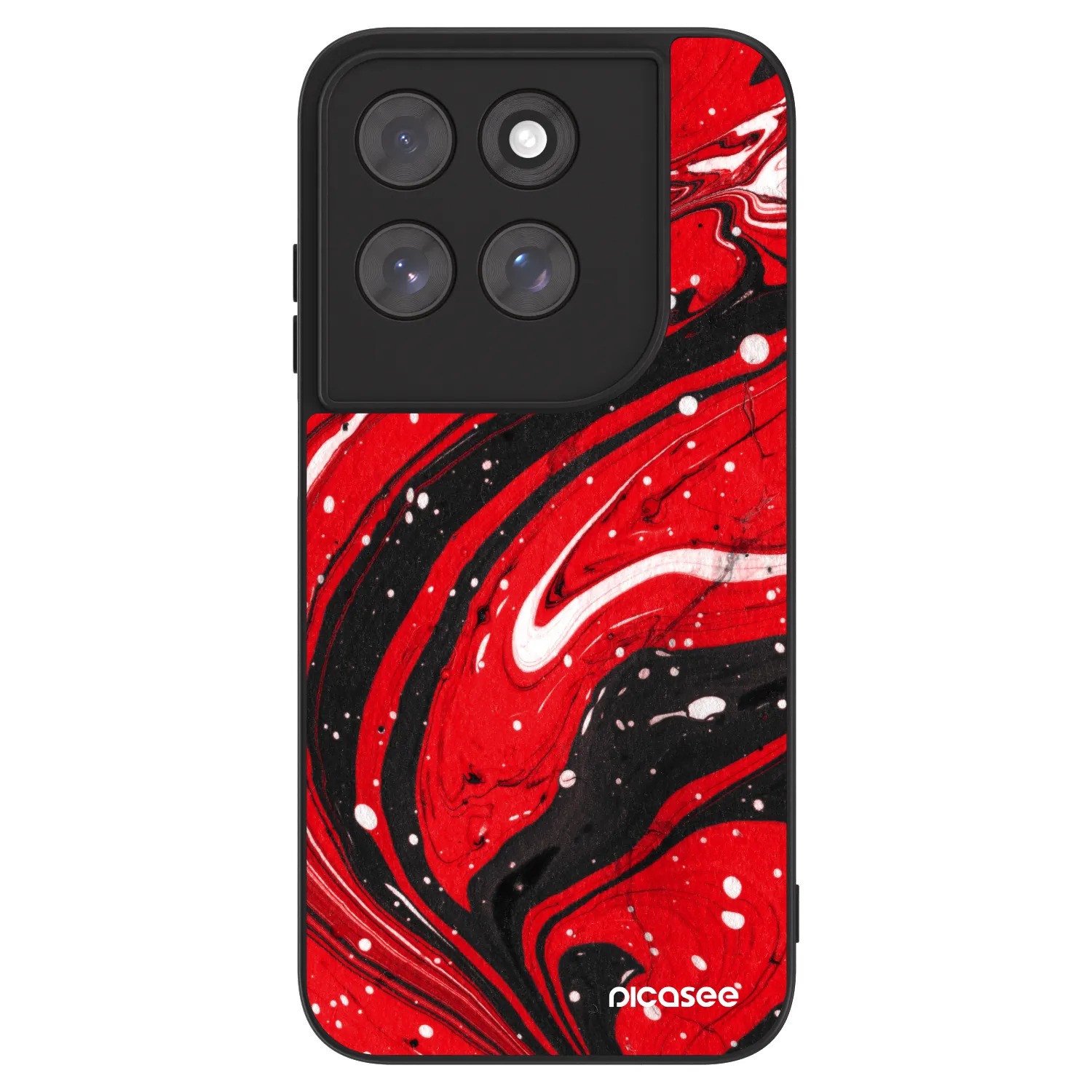 Picasee ULTIMATE CASE na Motorola Moto G77 - Red black