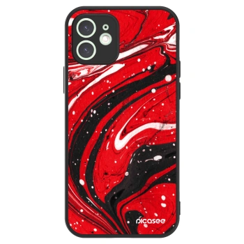 Picasee ULTIMATE CASE na Apple iPhone 12 - Red black