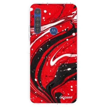 Etui na Motorola Moto G8 - Red black