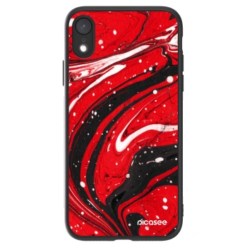 Picasee ULTIMATE CASE na Apple iPhone XR - Red black