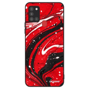 Etui na Samsung Galaxy A21s - Red black