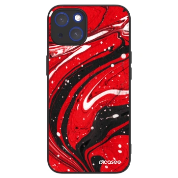 Picasee ULTIMATE CASE MagSafe pro Apple iPhone 14 - Red black