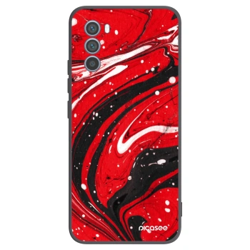 Etui na Motorola Moto G62 - Red black