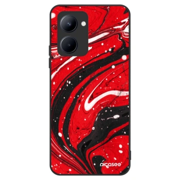 Etui na Realme C33 (2023) - Red black