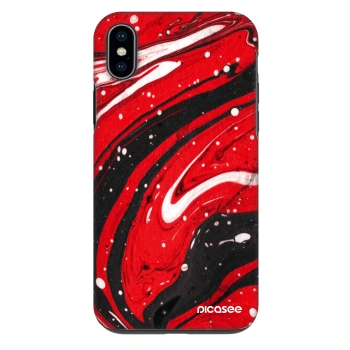 Etui na Apple iPhone XS Max - Red black