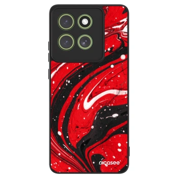 Etui na Motorola Moto G86 Power 5G - Red black