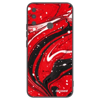 Etui na Huawei P40 Lite E - Red black