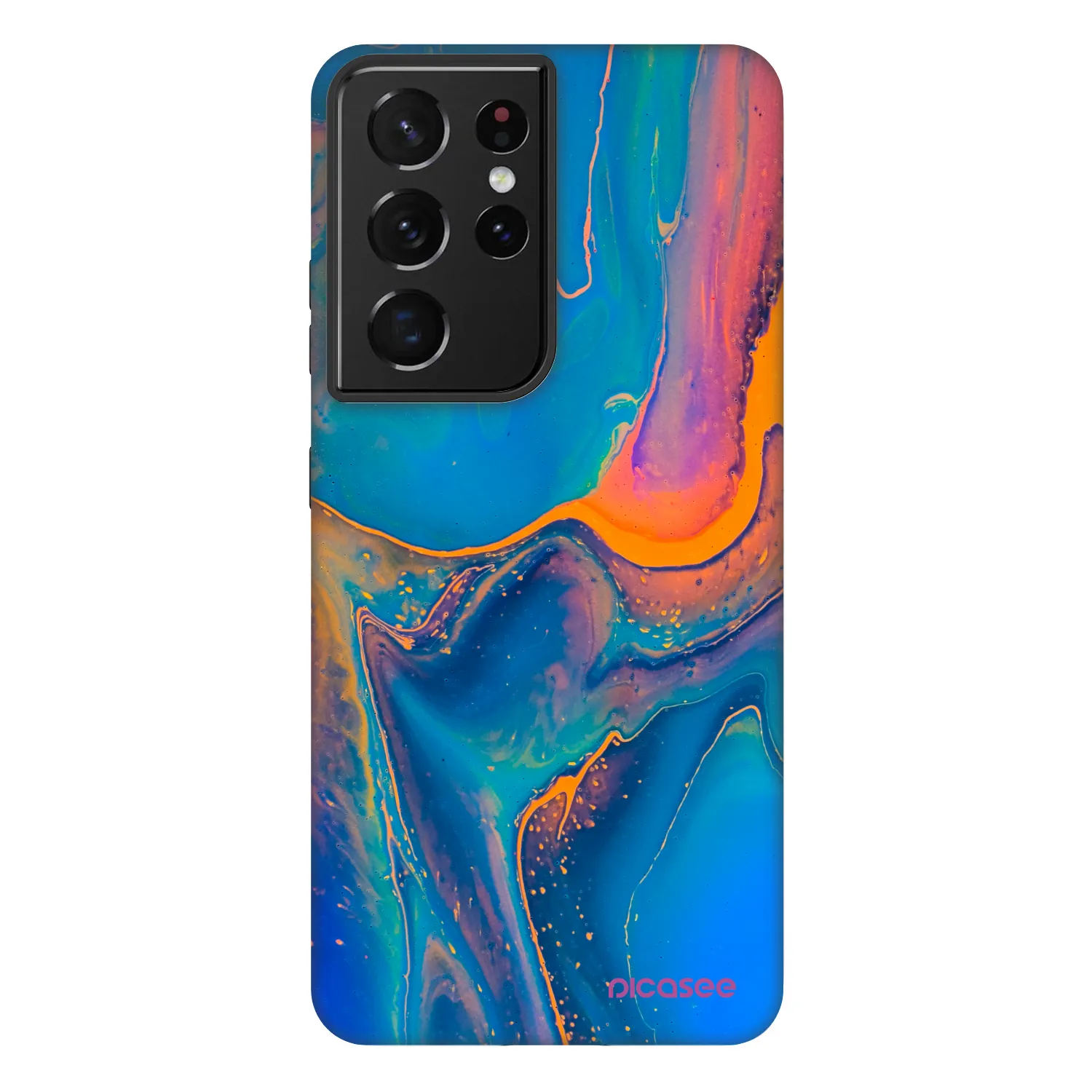 Picasee Fashion Case na Samsung Galaxy S21 Ultra 5G G998B - Rainbow