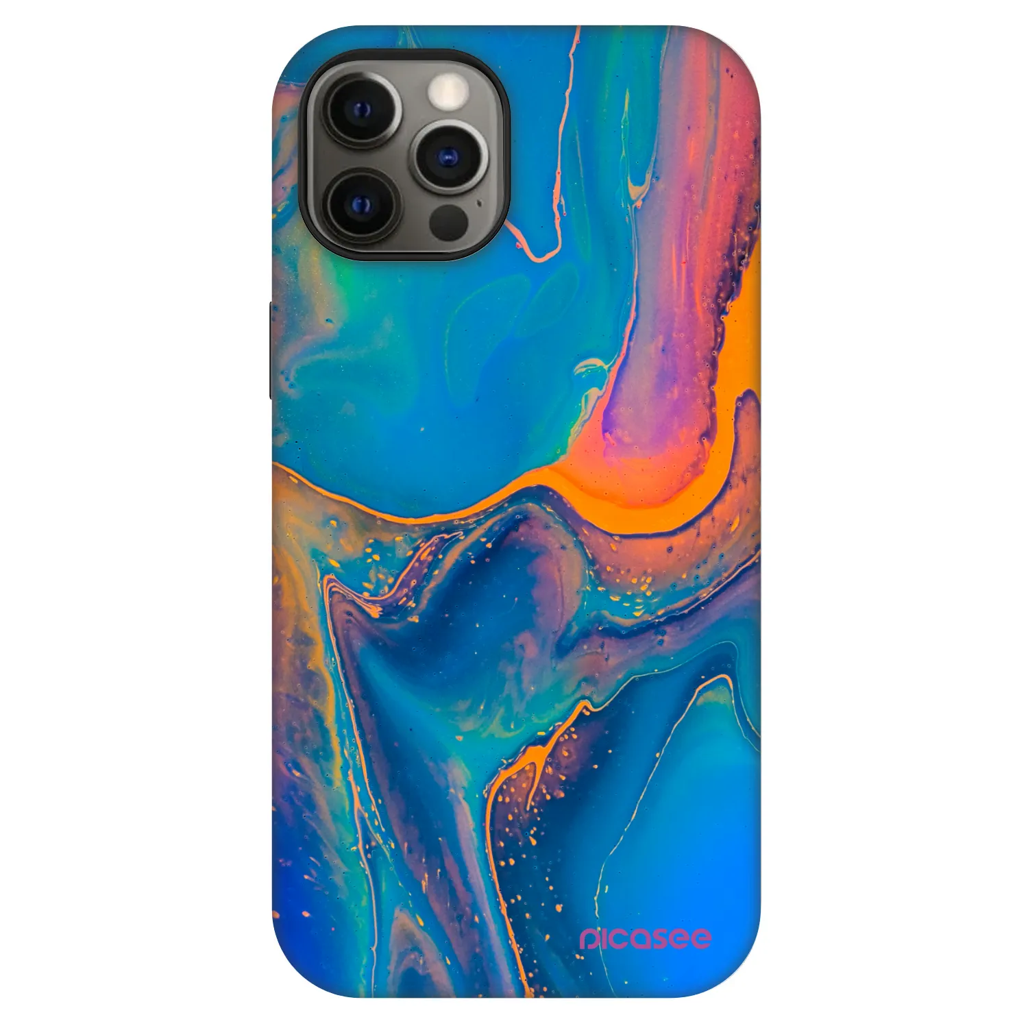 Picasee Fashion Case MagSafe na Apple iPhone 12 Pro - Rainbow