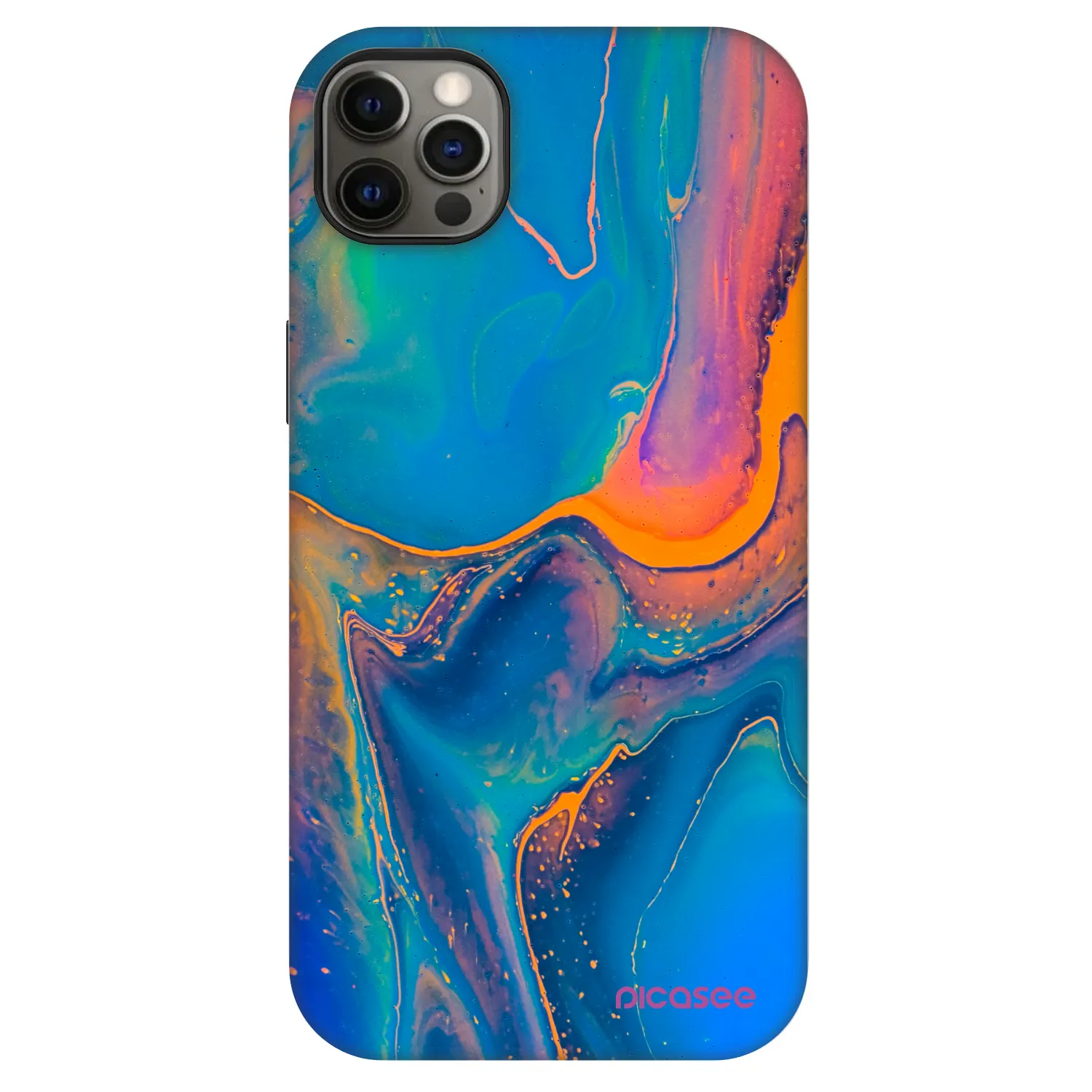 Picasee Fashion Case MagSafe na Apple iPhone 12 Pro Max - Rainbow