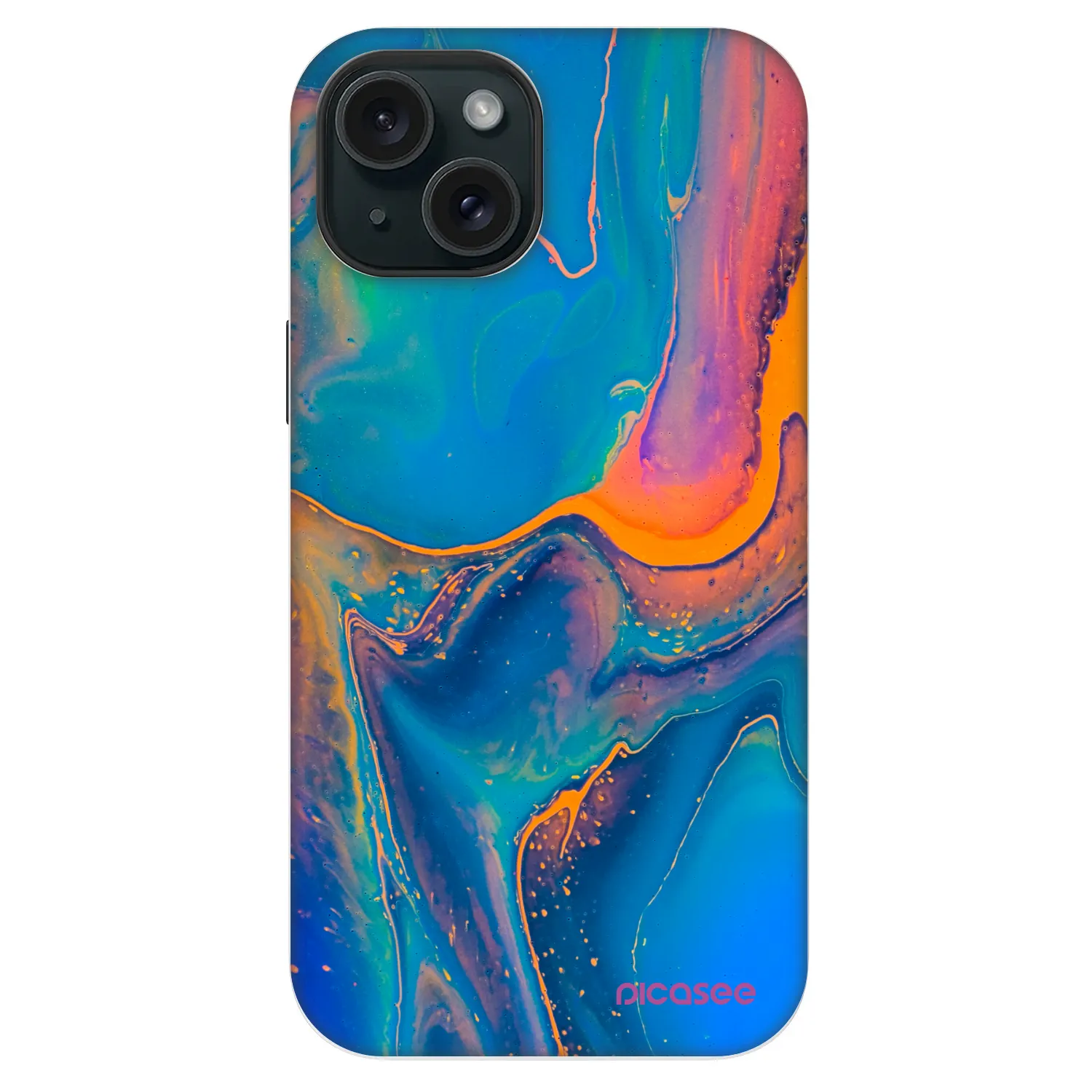 Picasee Fashion Case MagSafe na Apple iPhone 14 - Rainbow
