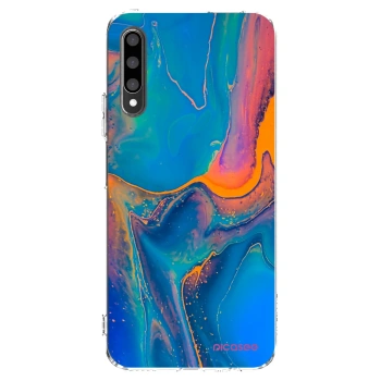 Picasee silikonowe przeźroczyste etui na Honor 9X Pro - Rainbow