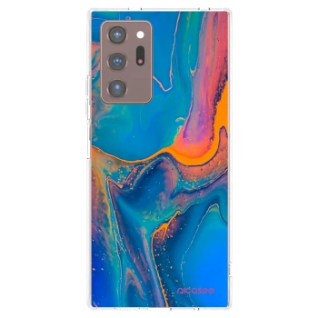 Picasee silikonowe przeźroczyste etui na Samsung Galaxy Note 20 Ultra - Rainbow