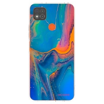 Picasee silikonowe przeźroczyste etui na Xiaomi Redmi 9C - Rainbow