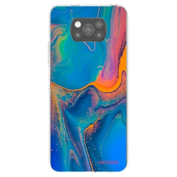Picasee silikonowe czarne etui na Xiaomi Poco X3 Pro - Rainbow